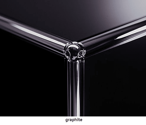 USM Haller Compact Desk Desks USM Graphite Black