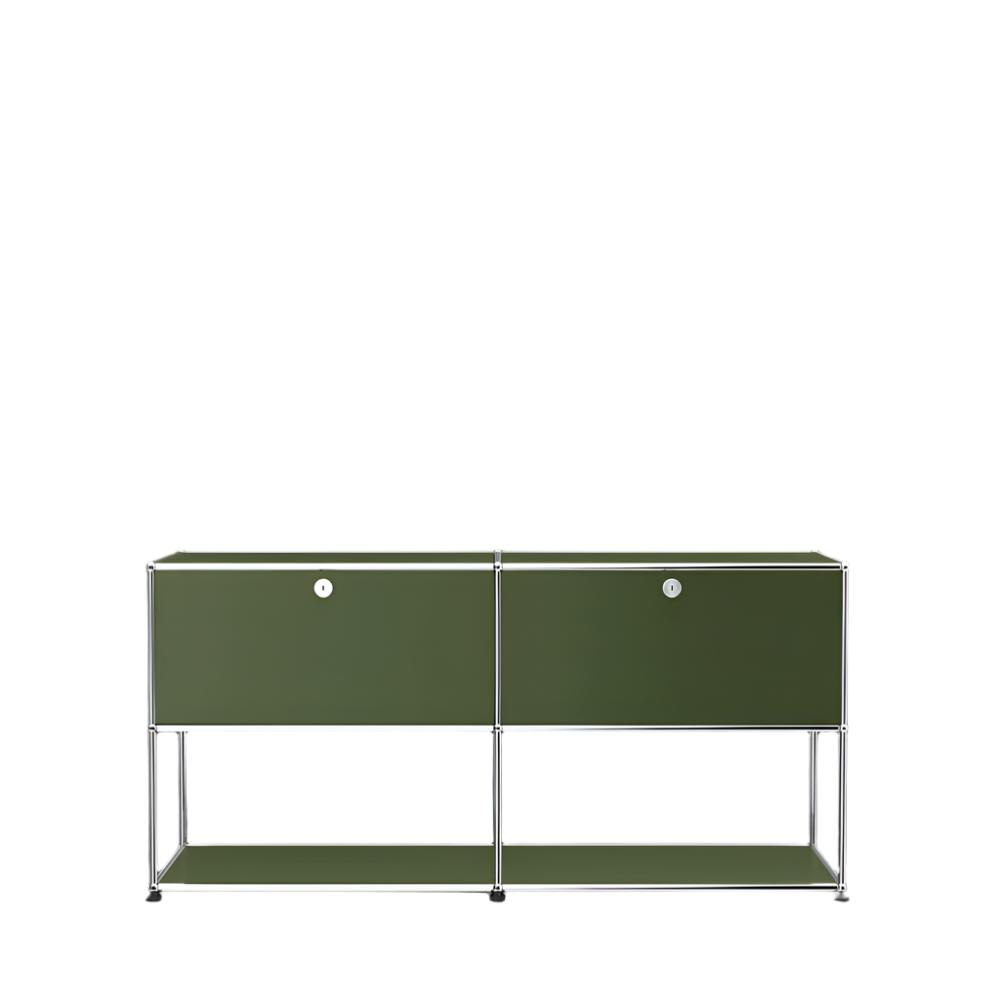 USM Haller Credenza F2 storage USM Olive Green