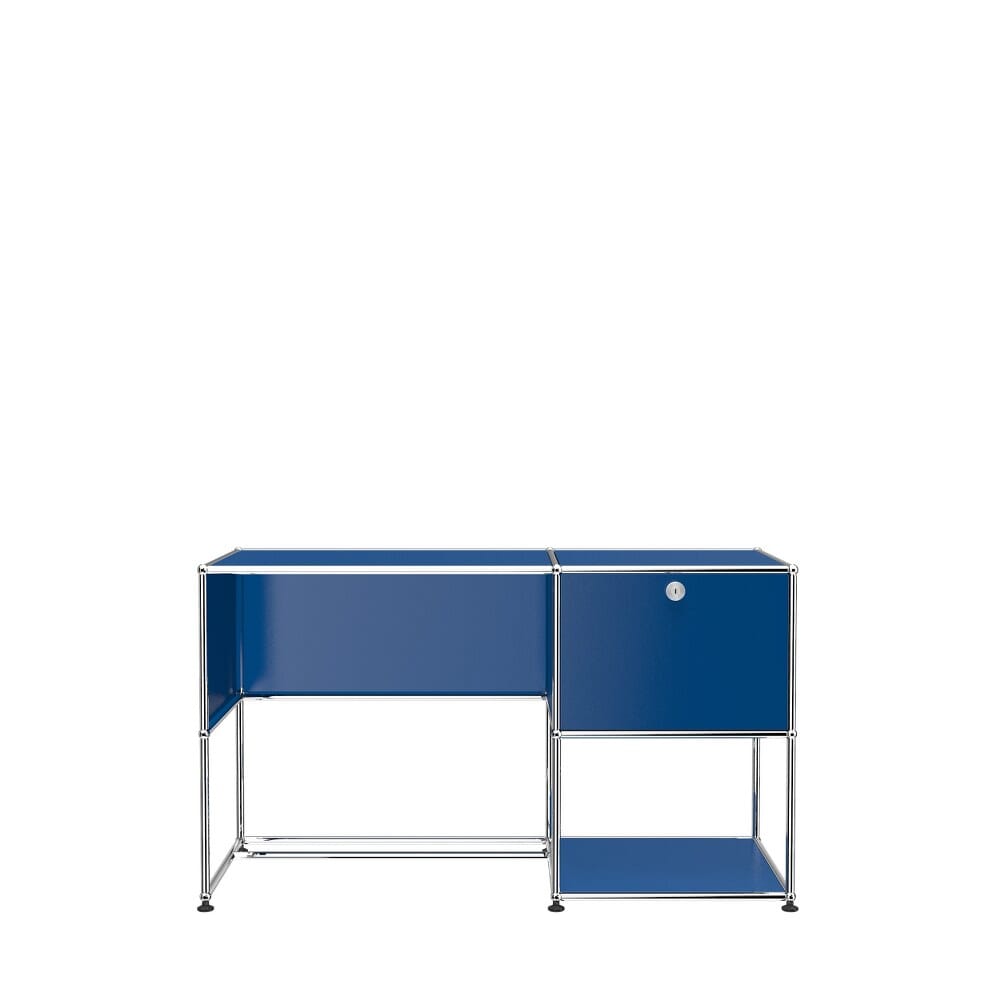 USM Haller Custom Desk Unit A storage USM Gentian Blue
