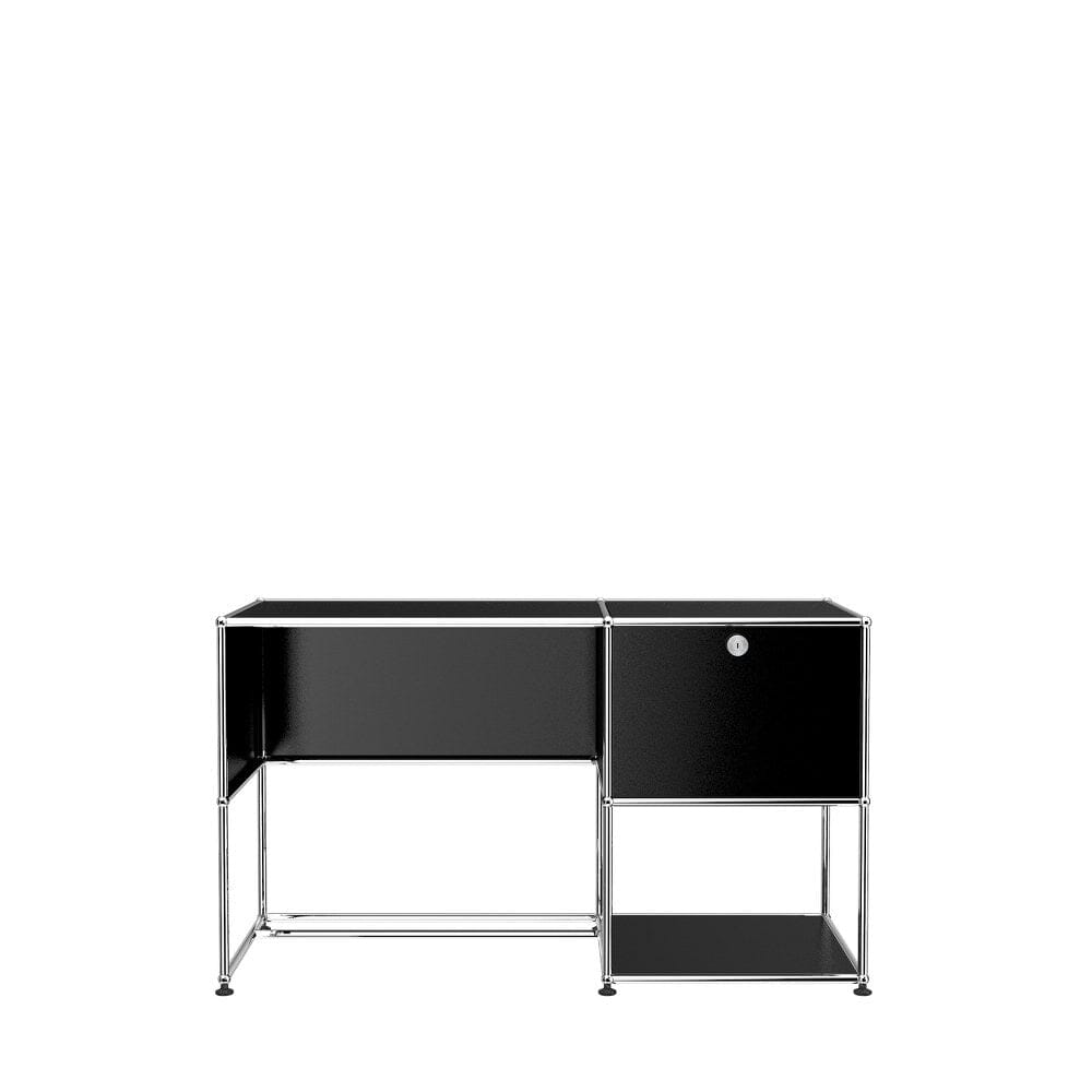 USM Haller Custom Desk Unit A storage USM Graphite Black