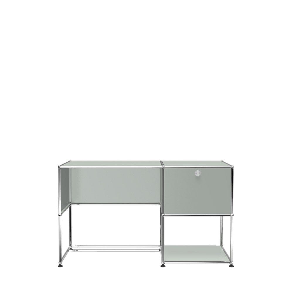 USM Haller Custom Desk Unit A storage USM Light Grey
