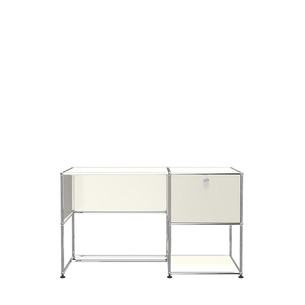 USM Haller Custom Desk Unit A storage USM Pure White