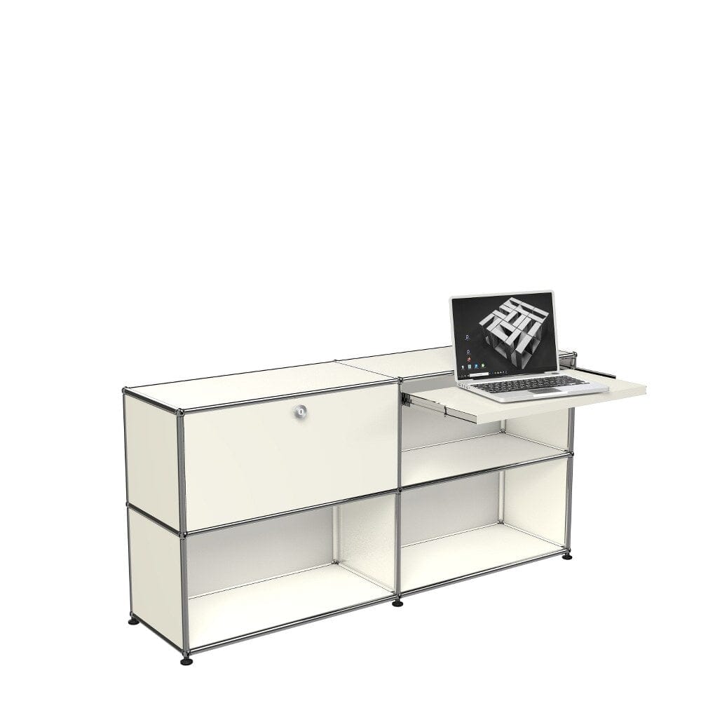 USM Haller Custom Desk Unit DU2 Desk's USM Pure White