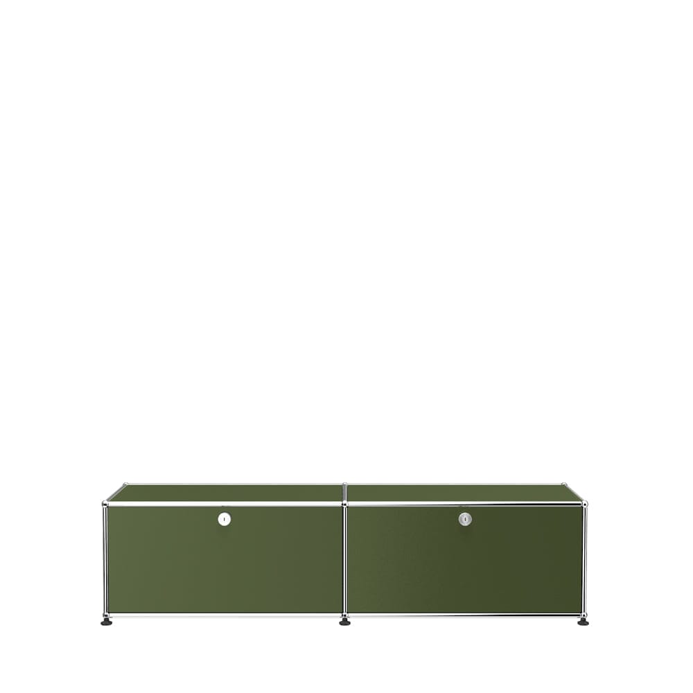 USM Haller Media B218 storage USM Olive Green