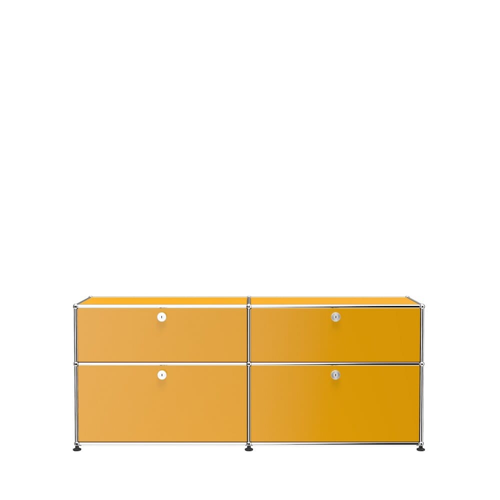 USM Haller Mid-Credenza D storage USM Golden Yellow