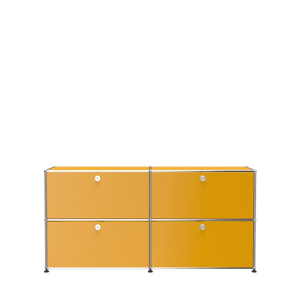 USM Haller Modern Credenza E2F storage USM Golden Yellow
