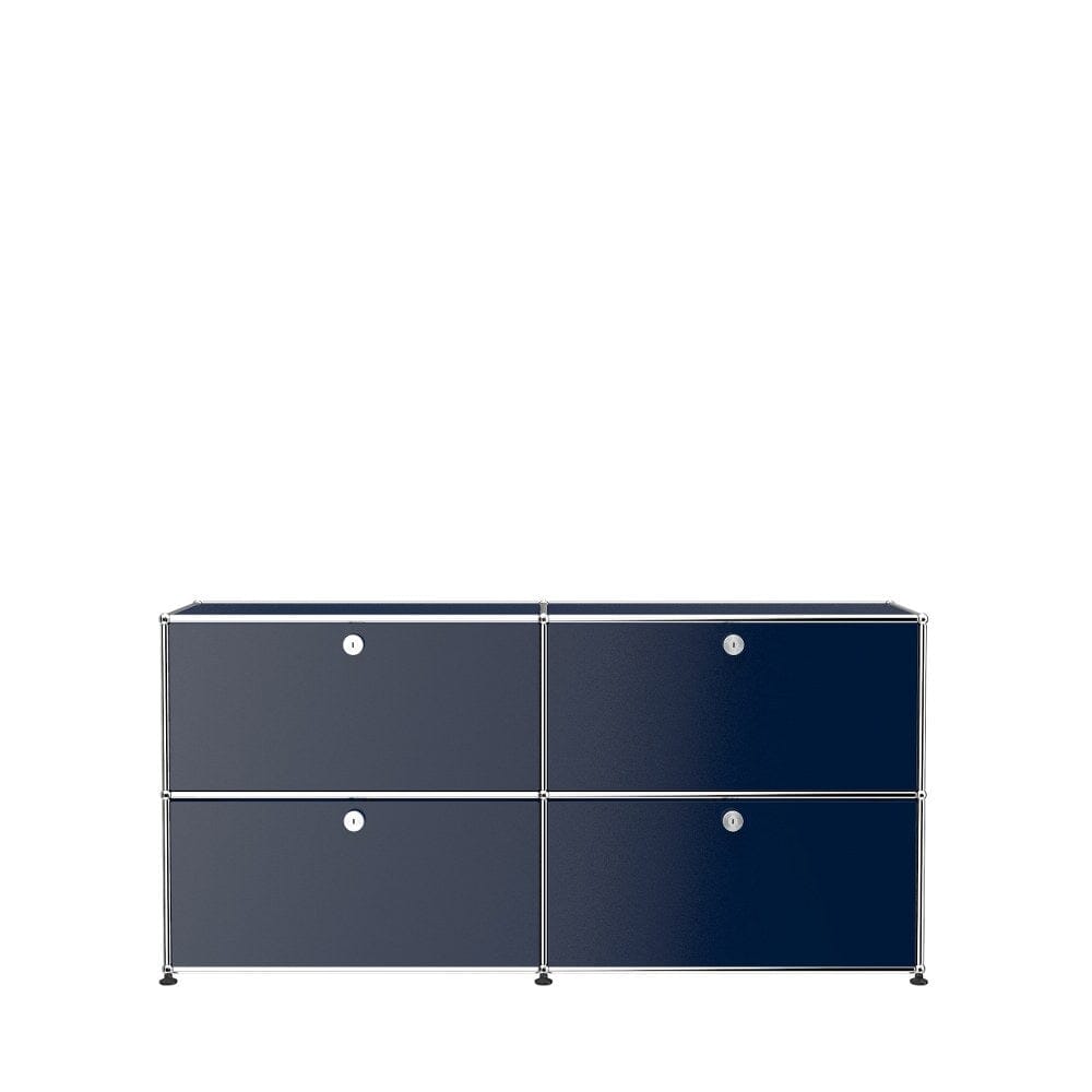 USM Haller Modern Credenza E2F storage USM Steel Blue