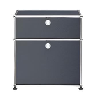 USM Haller Nightstand P1 storage USM Anthracite Gray