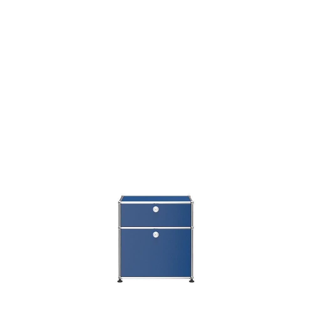 USM Haller Nightstand P1 storage USM Gentian Blue