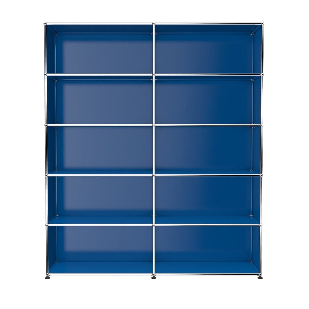 USM Haller Shelving H2 office USM Gentian Blue