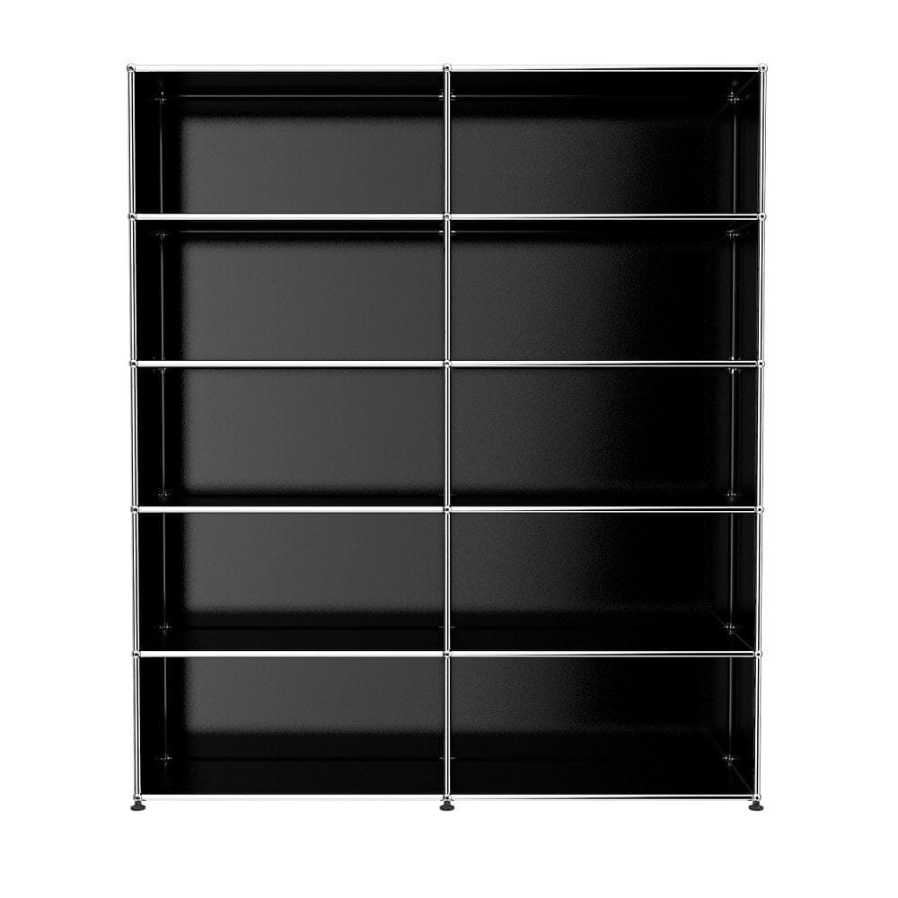 USM Haller Shelving H2 office USM Graphite Black