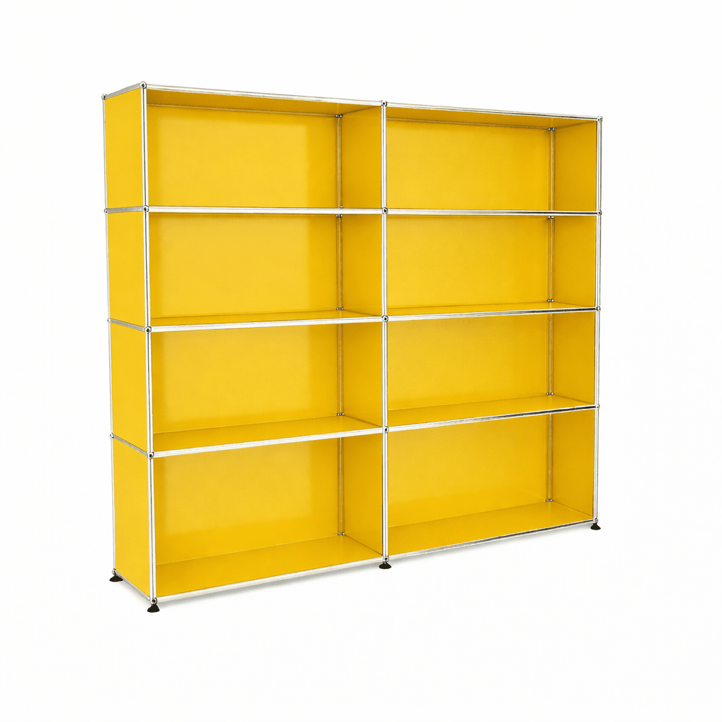 USM Haller Shelving H2 office USM Golden Yellow