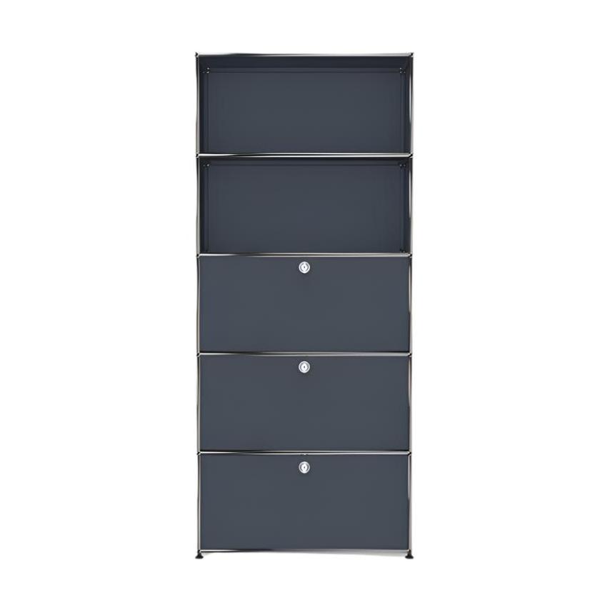 USM Haller Shelving Q118 storage USM Anthracite Gray