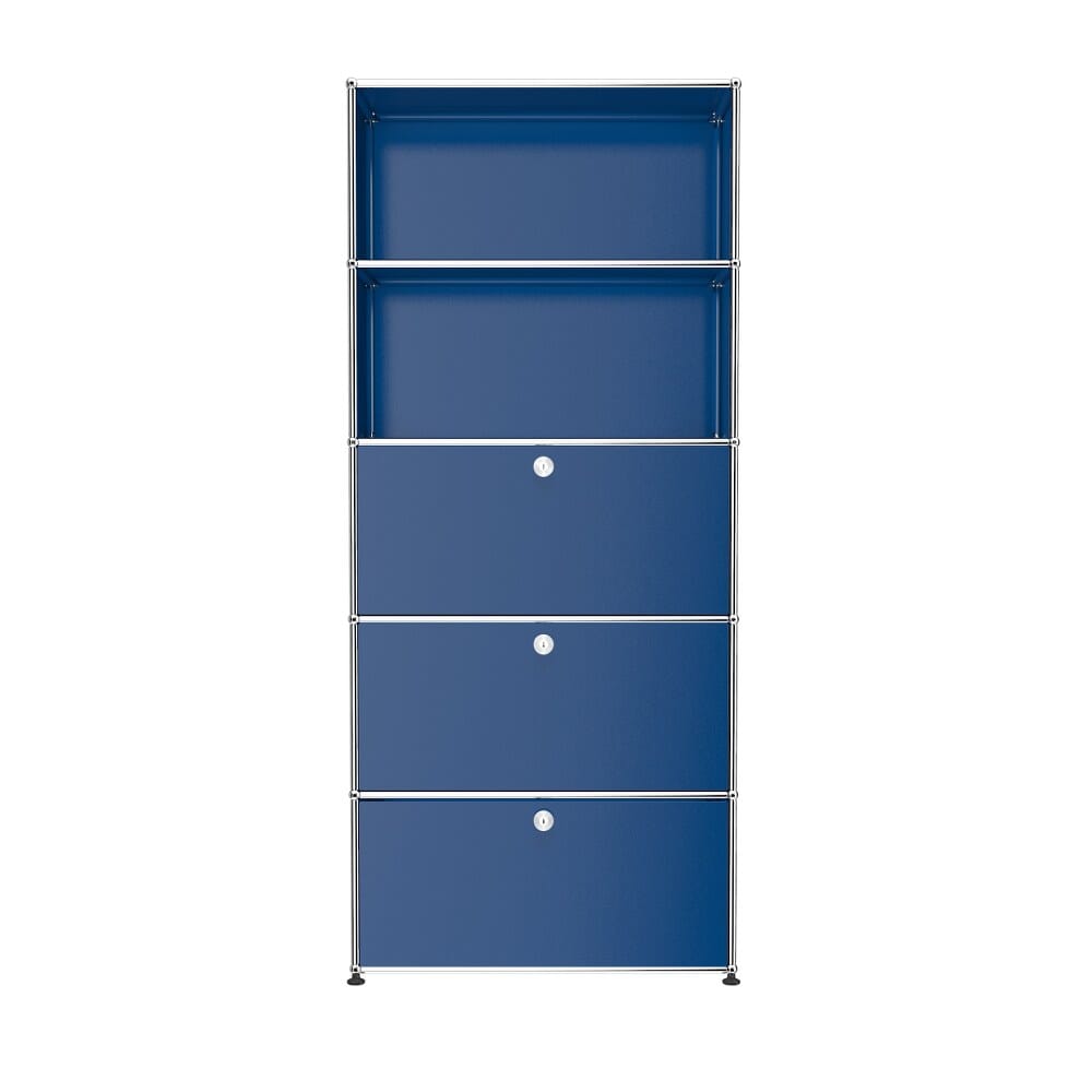 USM Haller Shelving Q118 storage USM Gentian Blue