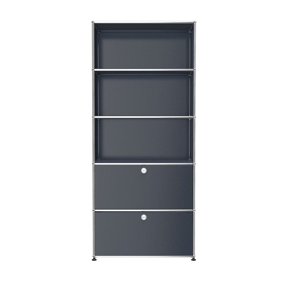 USM Haller shelving R1 office USM Anthracite Gray