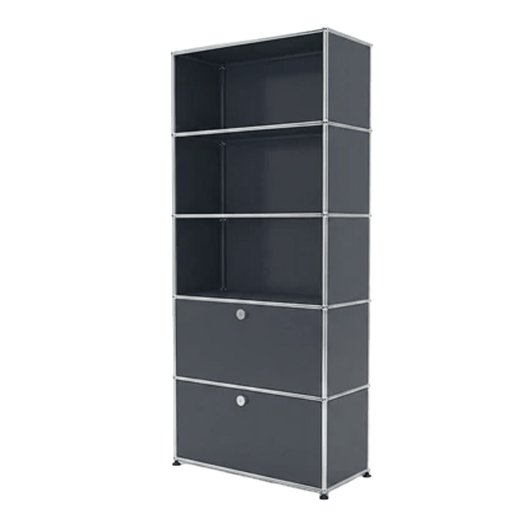 USM Haller shelving R1 office USM Anthracite Gray