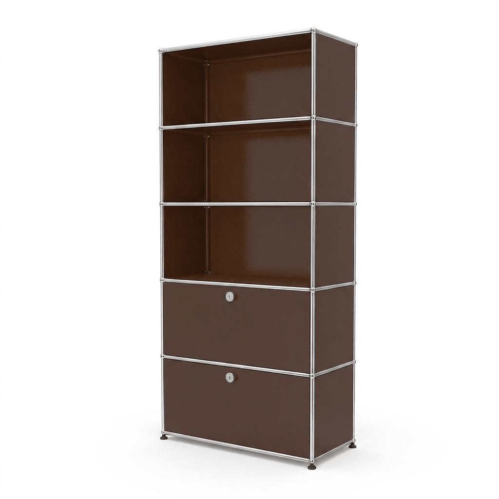 USM Haller shelving R1 office USM USM Brown