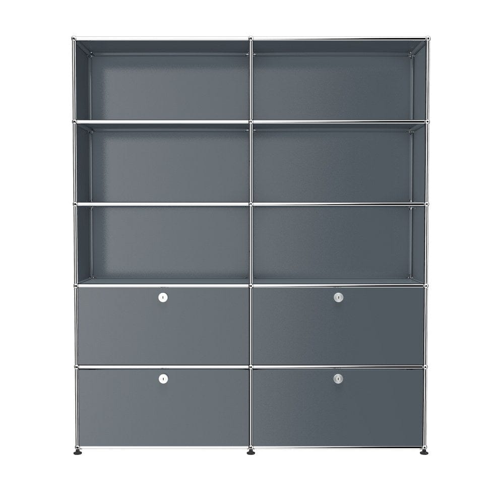 USM Haller Shelving R2 office USM Mid-gray