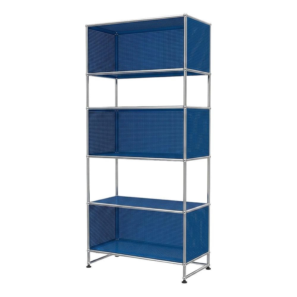 USM Haller Shelving RE119 storage USM Gentian Blue