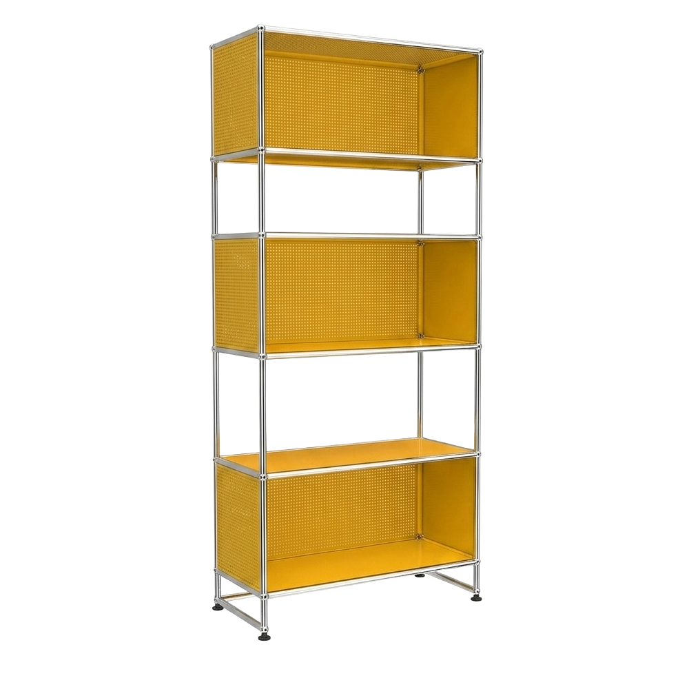 USM Haller Shelving RE119 storage USM Golden Yellow