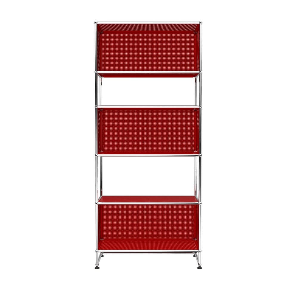 USM Haller Shelving RE119 storage USM Ruby Red