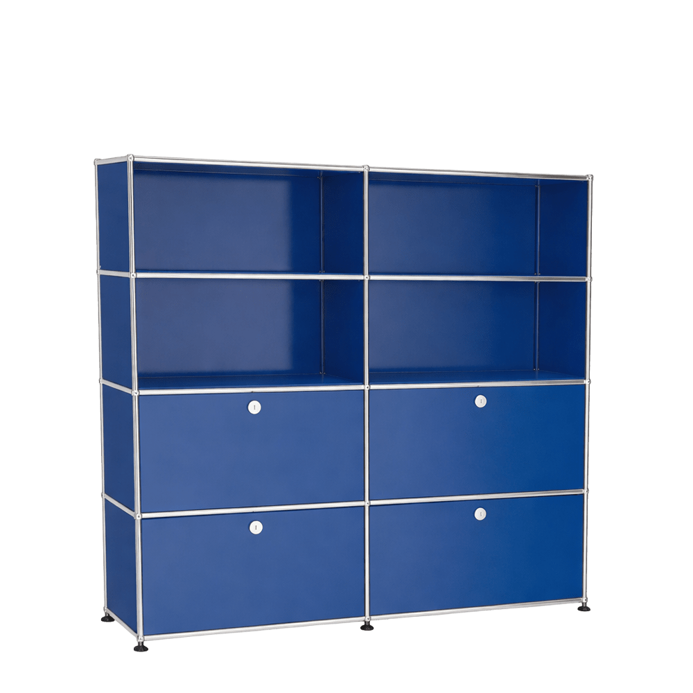 USM Haller Storage S2 storage USM Gentian Blue