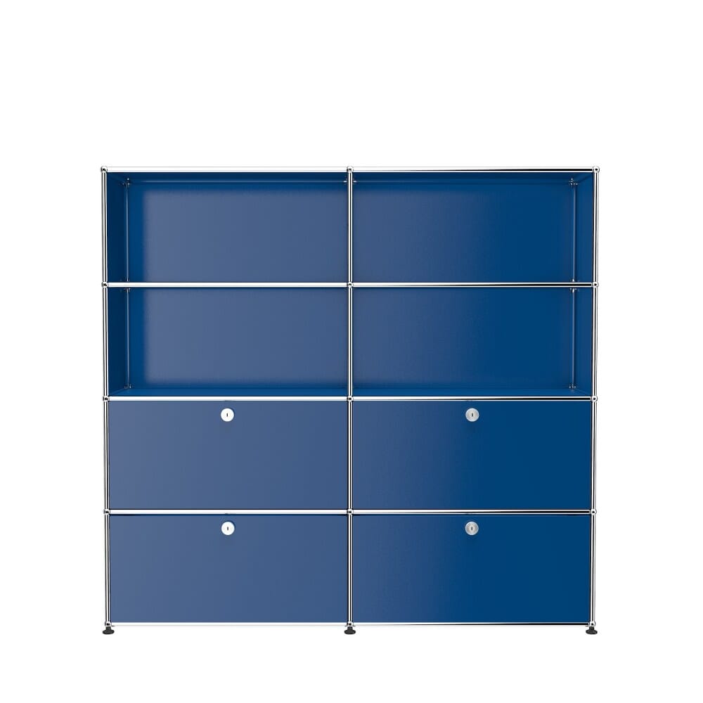 USM Haller Storage S2 storage USM Gentian Blue