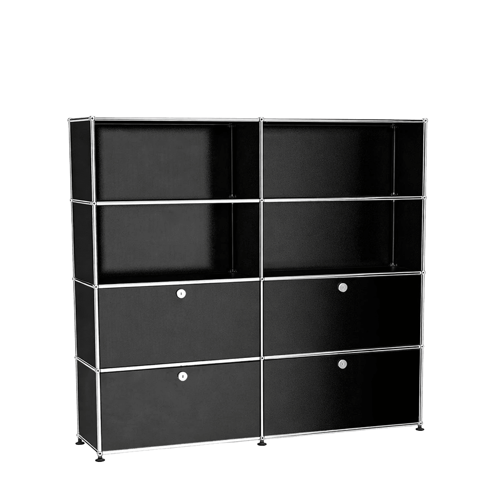 USM Haller Storage S2 storage USM Graphite Black