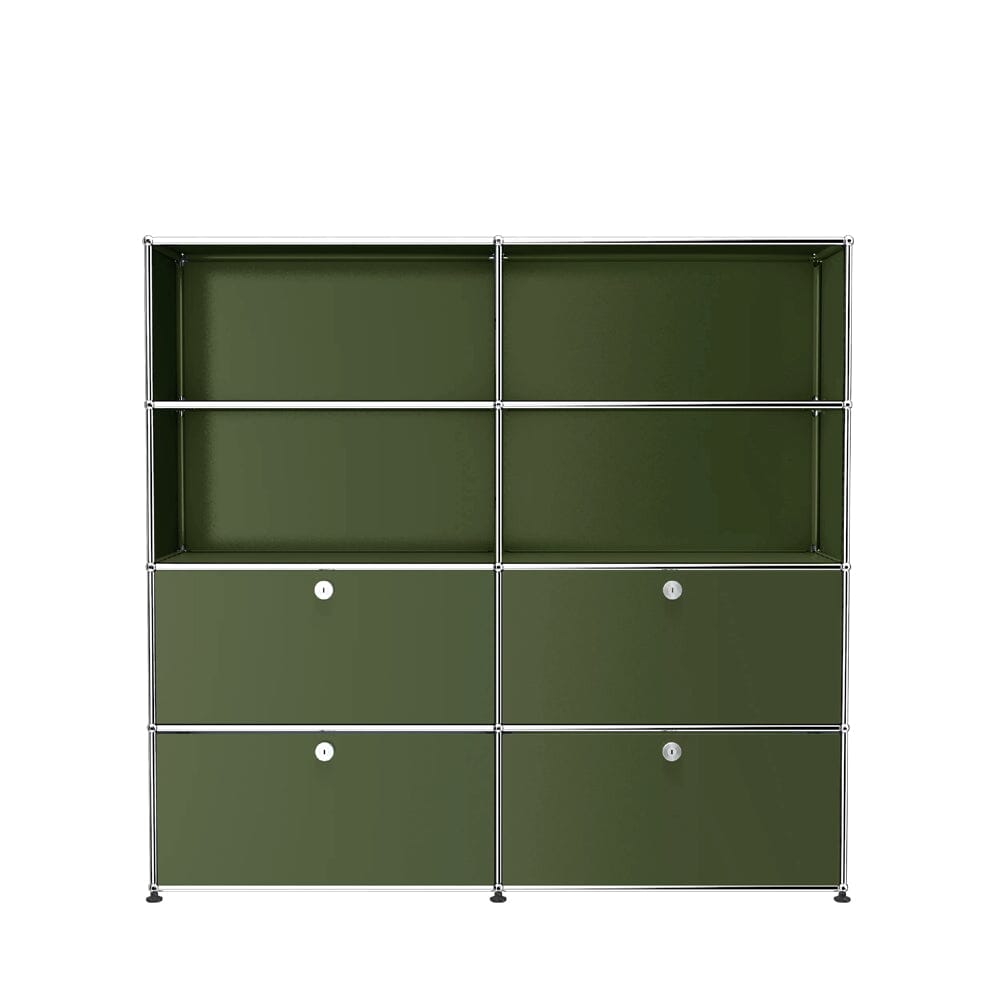 USM Haller Storage S2 storage USM Olive Green
