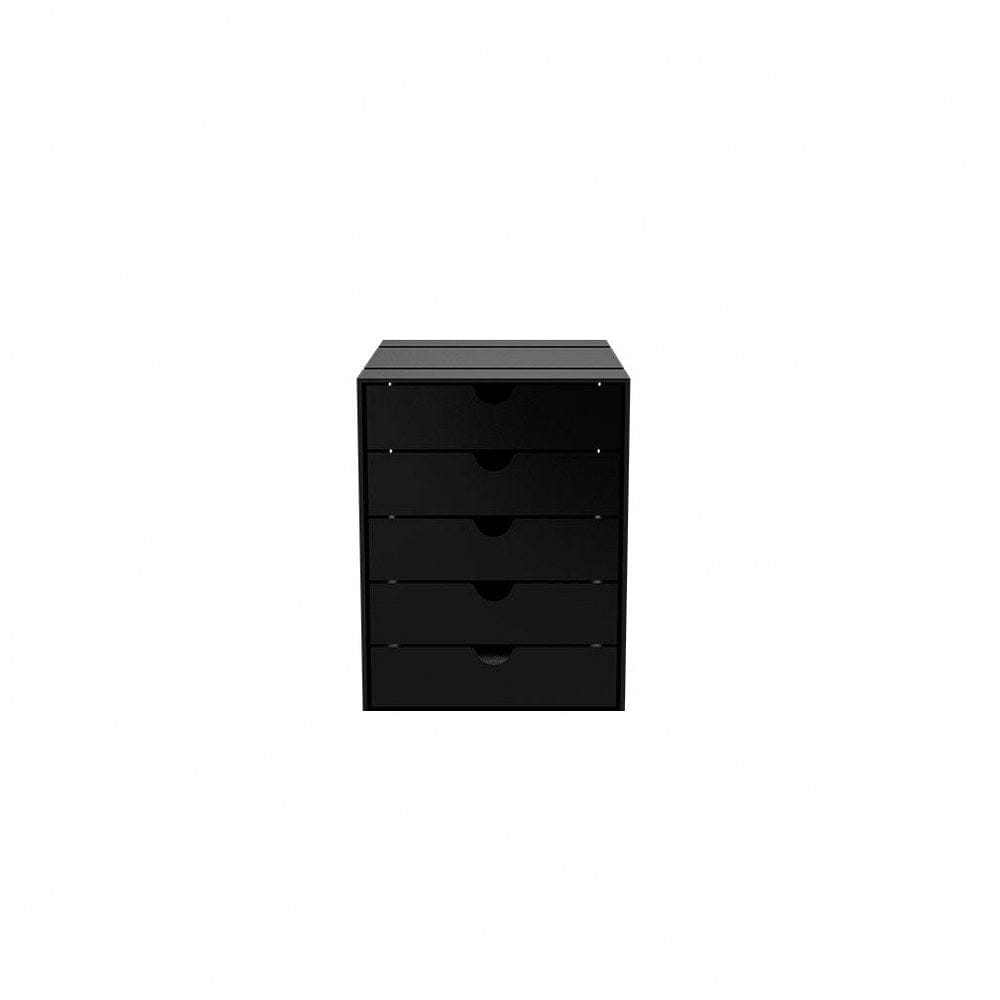 USM Inos organizing box set, 5 drawers storage USM Graphite Black