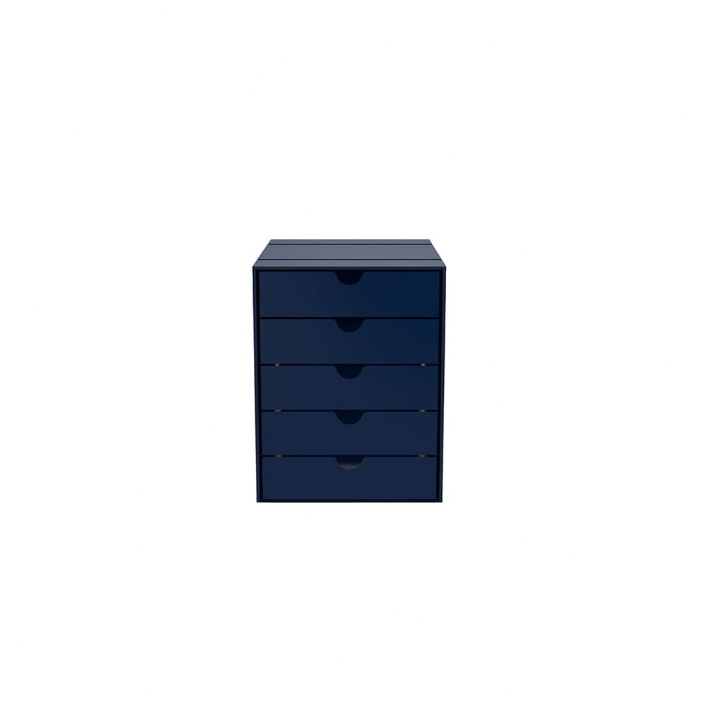 USM Inos organizing box set, 5 drawers storage USM Steel Blue