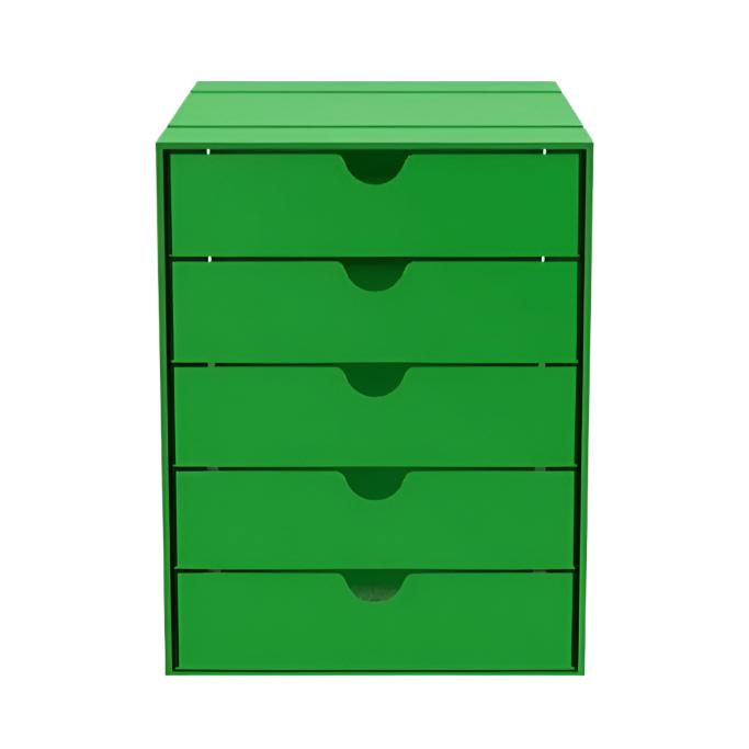 USM Inos organizing box set, 5 drawers storage USM USM Green
