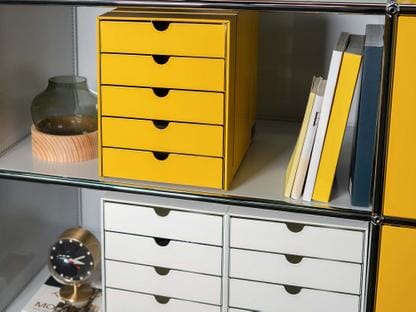 USM Inos organizing box set, 5 drawers storage USM