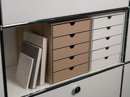 USM Inos organizing box set, 5 drawers storage USM