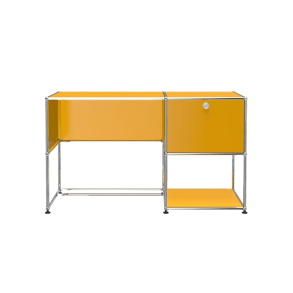 USM Haller Custom Desk Unit - A1 storage USM Golden Yellow
