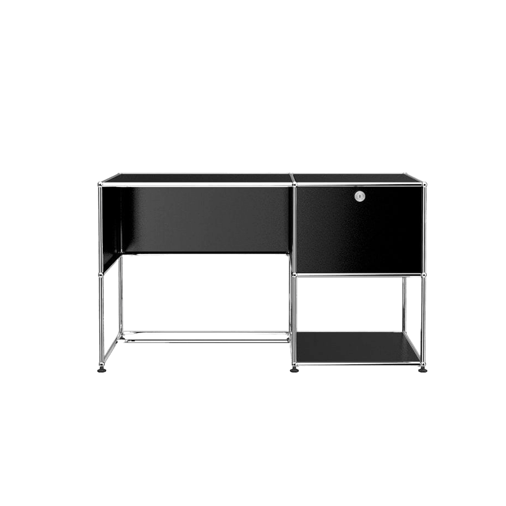 USM Haller Custom Desk Unit - A1 storage USM Graphite Black