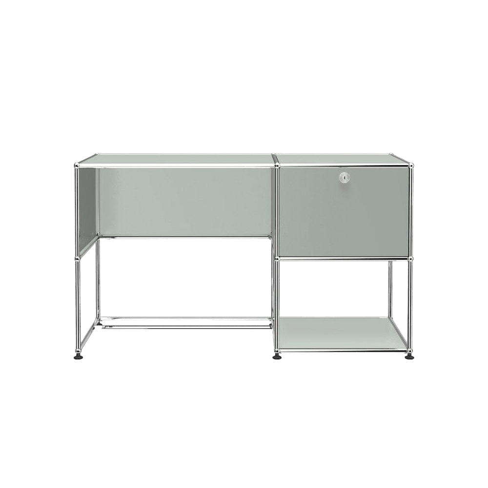 USM Haller Custom Desk Unit - A1 storage USM Light Grey