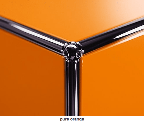 USM Haller Compact Desk Desks USM Pure Orange