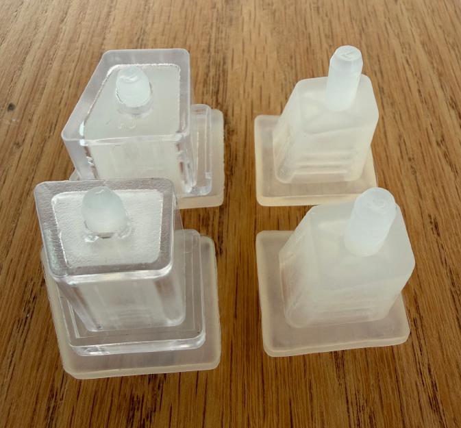 Kartell - Victoria Ghost Chair replacement Feet - (pack of 4) =1 Chair