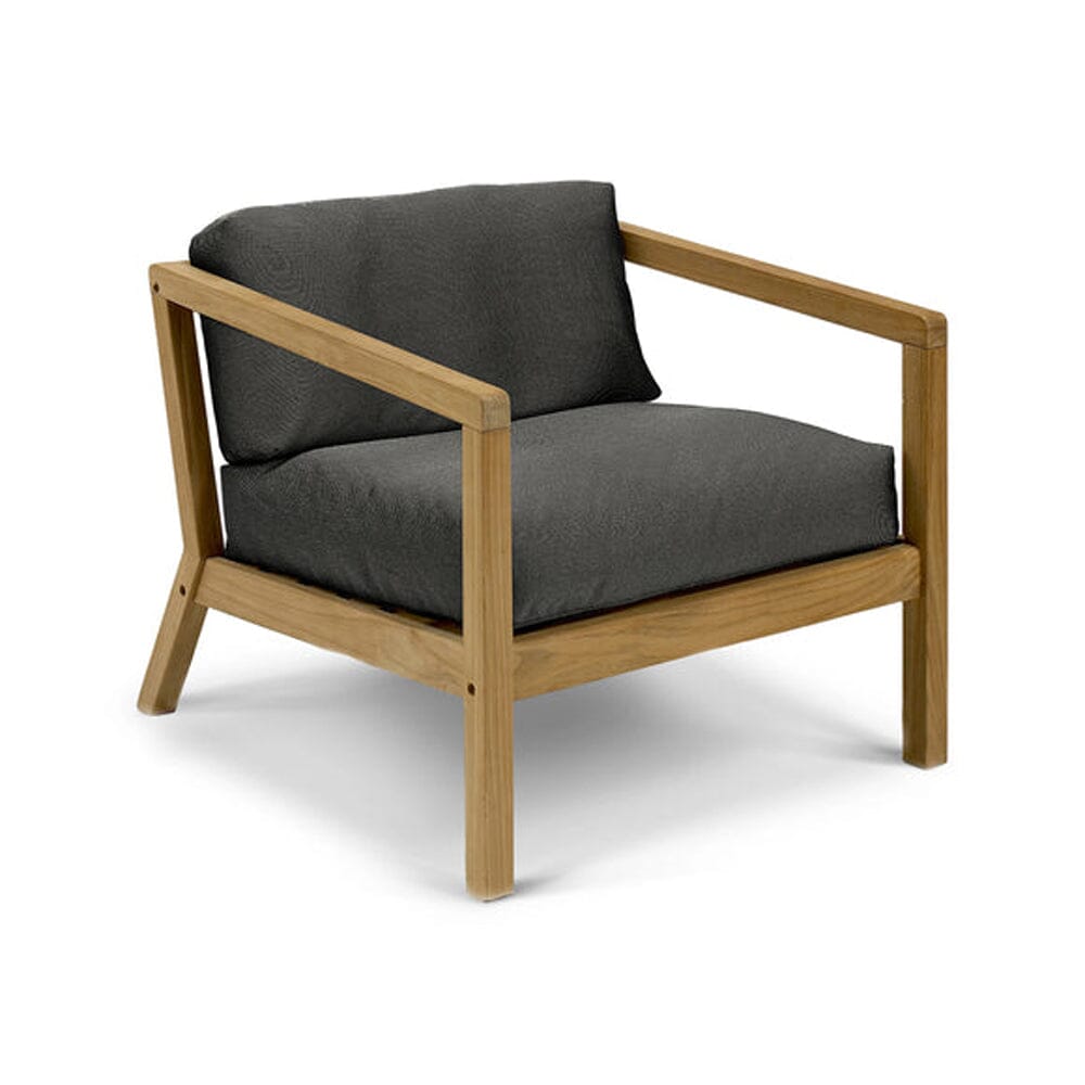 Virkelyst Lounge Chair lounge chair Skagerak by Fritz Hansen Charcoal