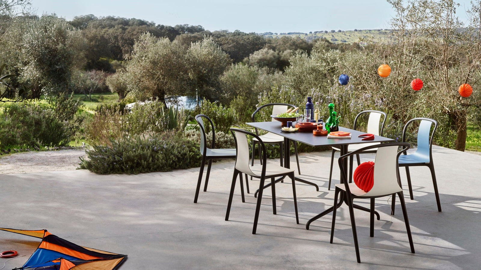 Belleville Armchair Plastic Outdoors Vitra
