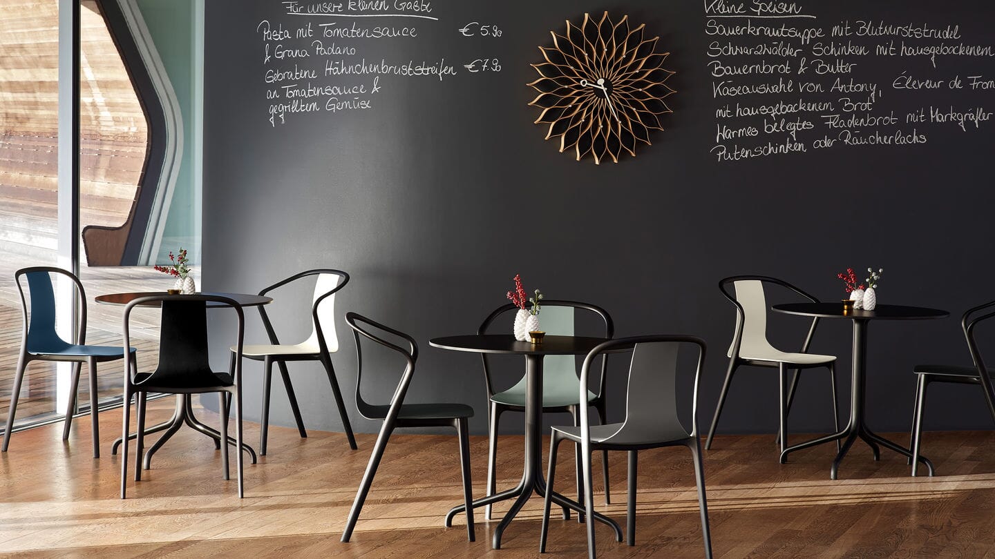 Belleville Round Table Dining Tables Vitra