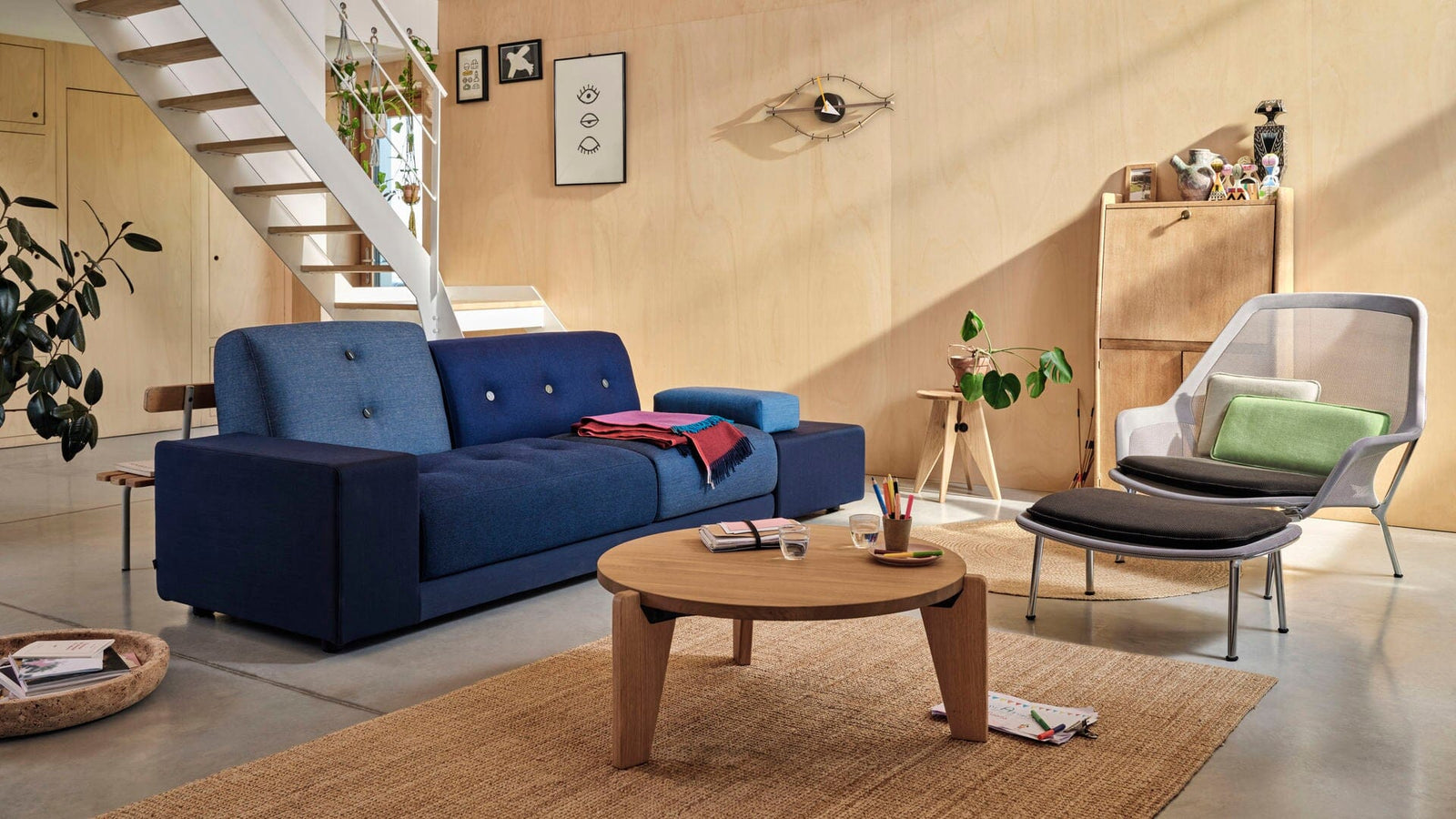 George Nelson Eye Clock Clocks Vitra