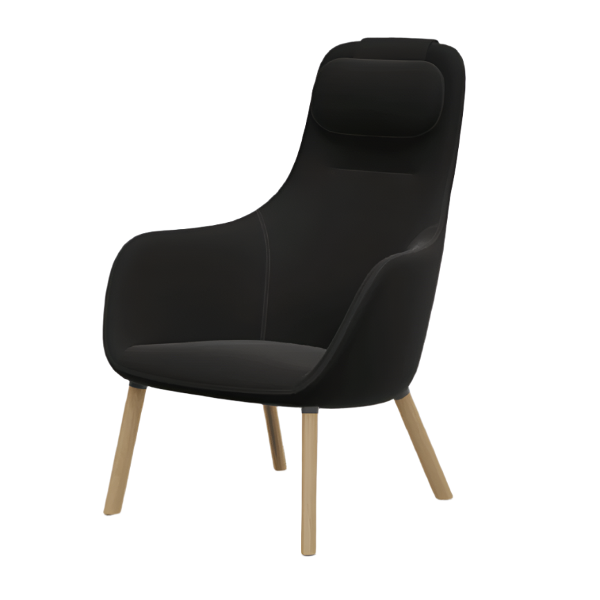 HAL Lounge Chair Integrated Seat Cushion task chair Vitra