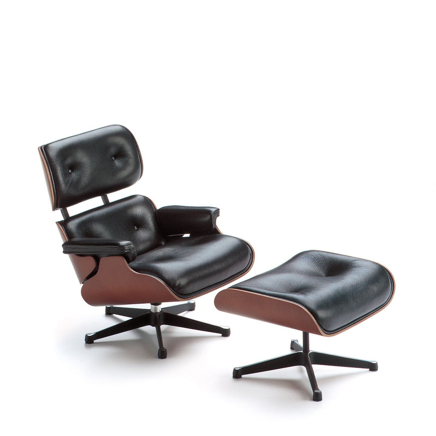 Miniature Eames Lounge Chair and Ottoman Art Vitra