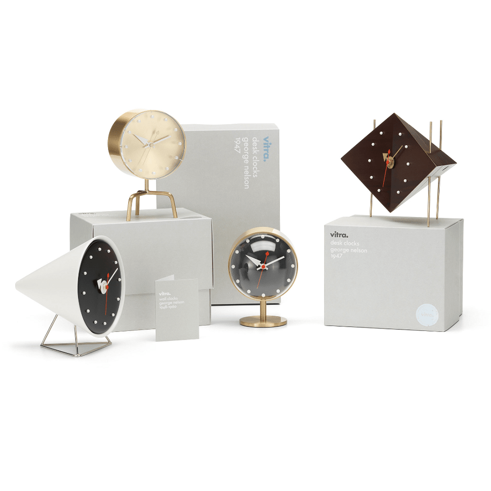 Nelson Night Desk Clock Clocks Vitra