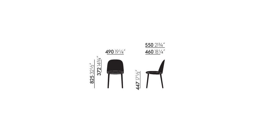 Softshell Side Chair Side/Dining Vitra