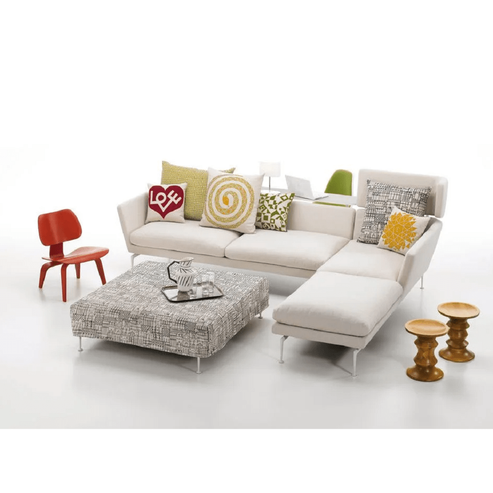 Suita Chaise Longue Large Tufted Cushions cushions Vitra