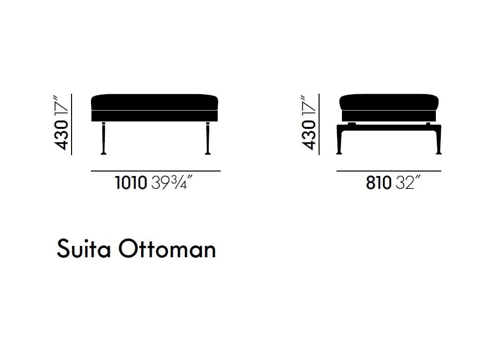 Suita Ottoman ottomans Vitra