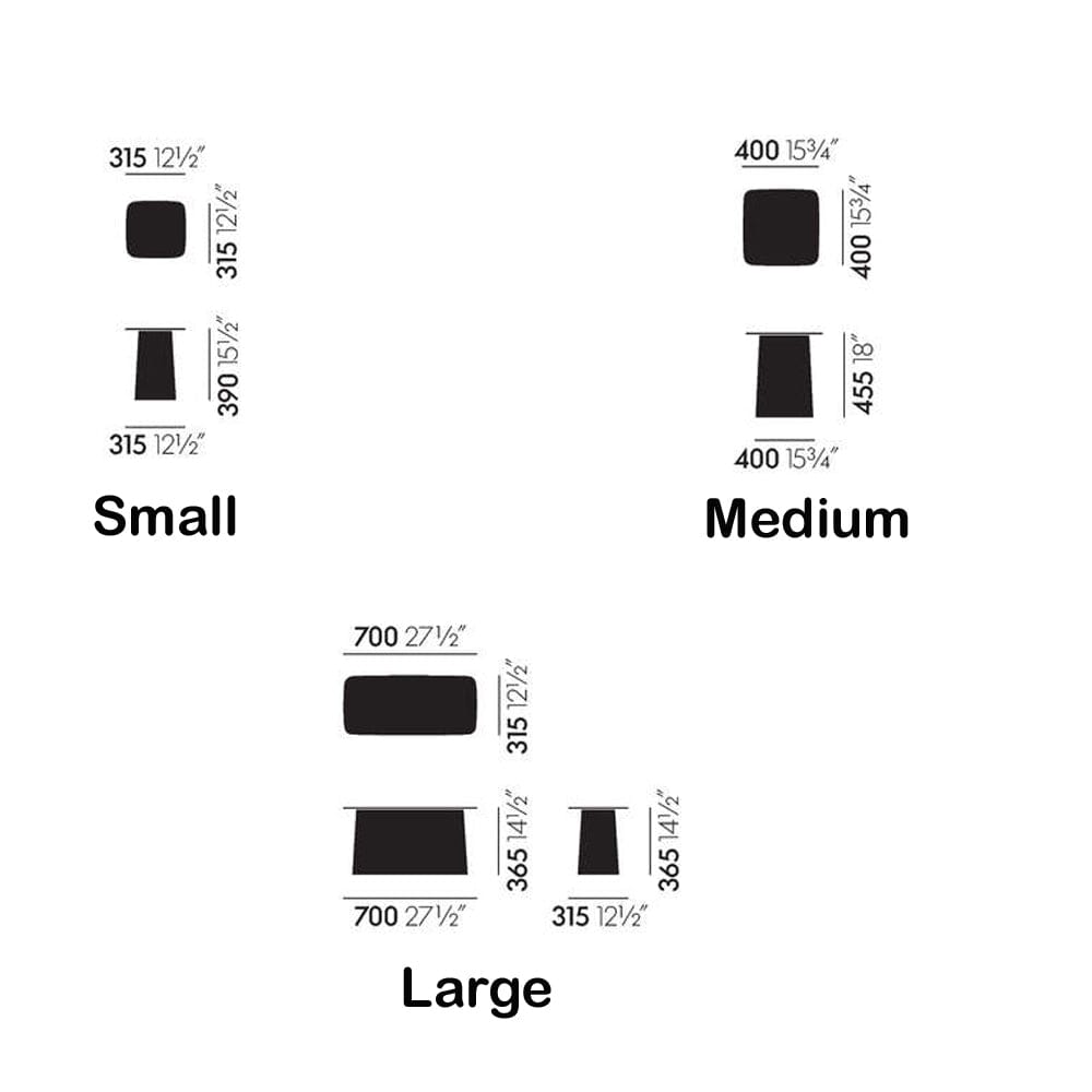 Wooden Side Table side/end table Vitra